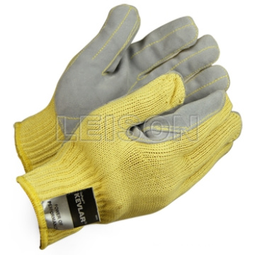 Gants tactiques de Kevlar et de la paume en cuir de vache